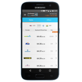 ExchangeRateIQ mobile app